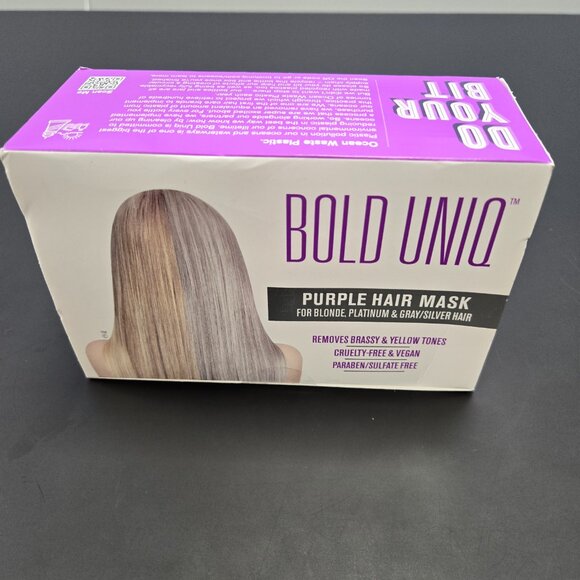 Bold Uniq Purple Hair Mask 200ml - Picture 1 of 5